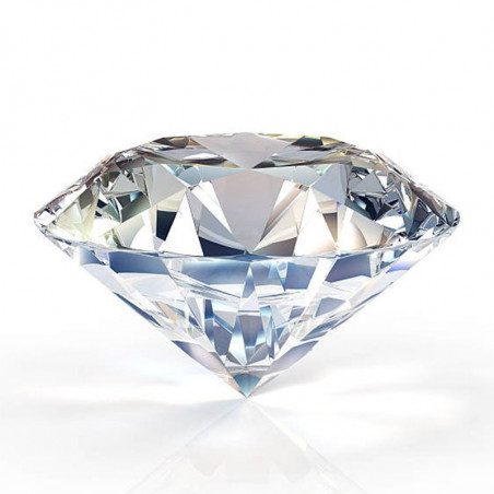 0.25ct, Color F, VVS2, Diamante Redondo Natural, Certificado GIA