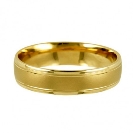 Argolla de Matrimonio, oro 14 kilates, 4 milímetros de ancho, peso aprox 2.7 gramos