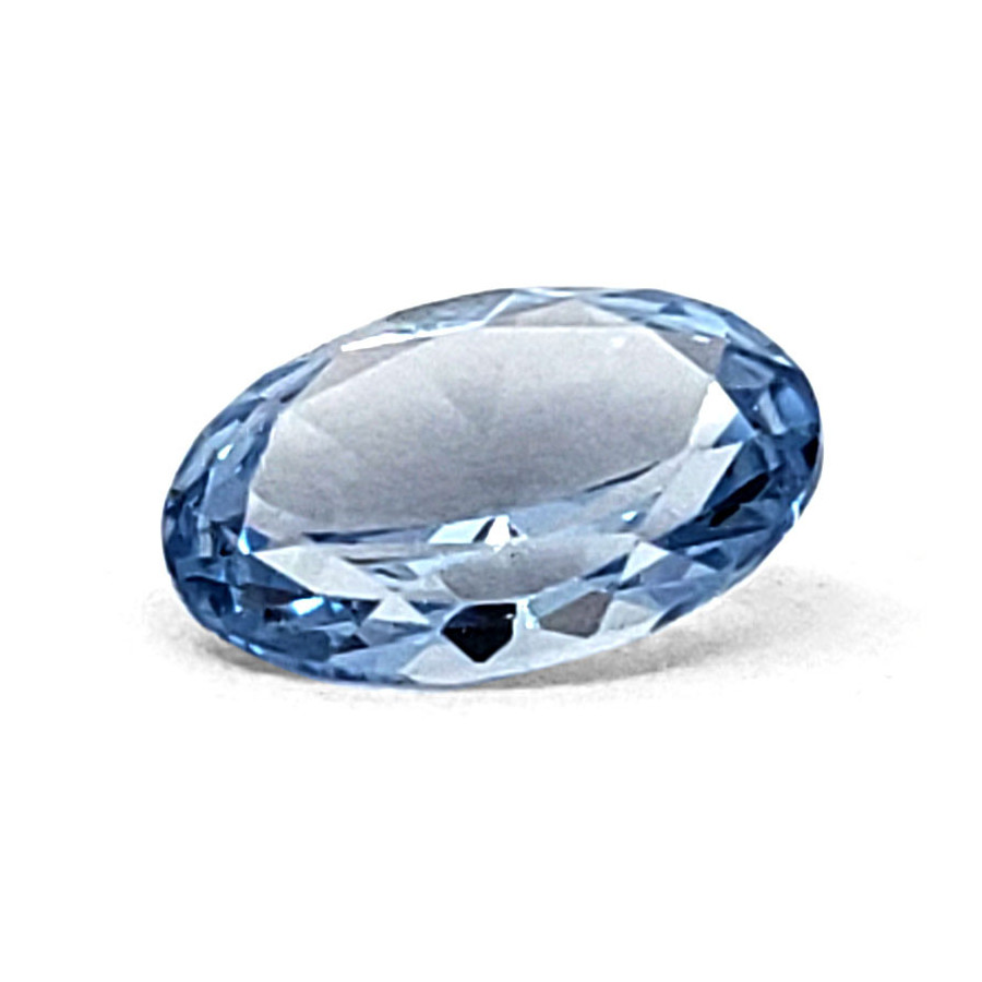 Topacio Azul Corte Oval 6.5mm x 4mm - Piedra Preciosa de Alta Calidad