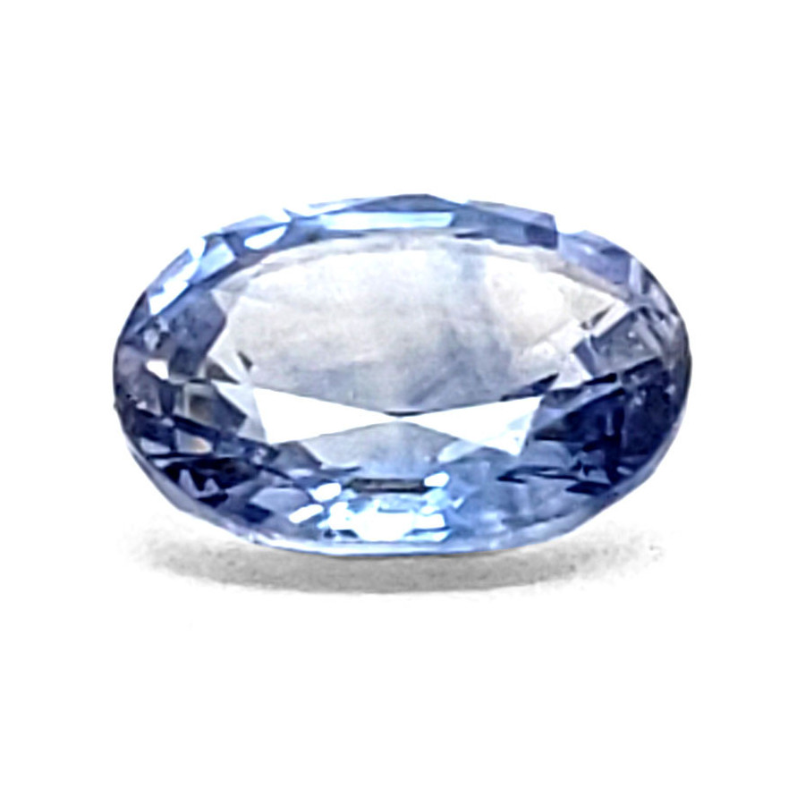 Zafiro Azul Claro Corte Oval - Piedra Preciosa de Alta Calidad
