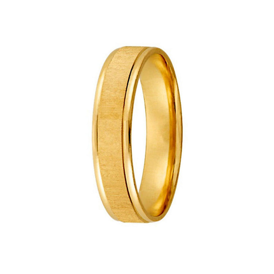 Argolla de Matrimonio, oro 14 kilates, 5 milímetros de ancho, peso aprox 3.4 gramos