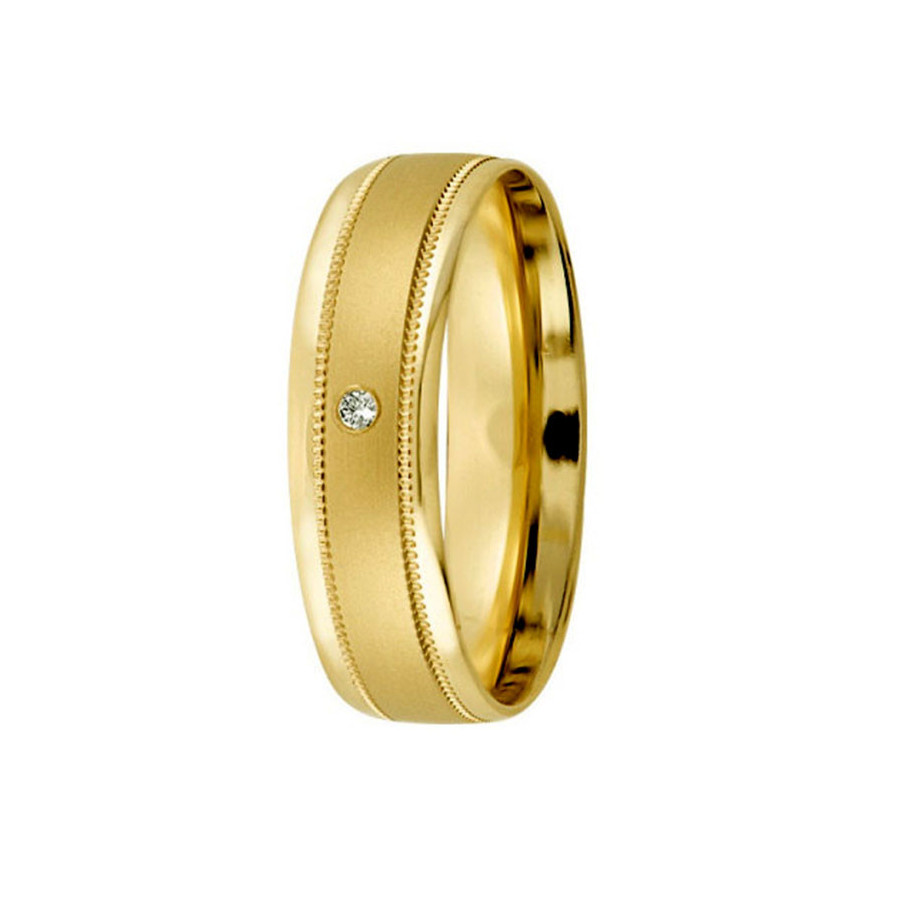 Argolla de Matrimonio, oro 14 kilates, 6 milímetros de ancho, peso aprox 4.2 gramos