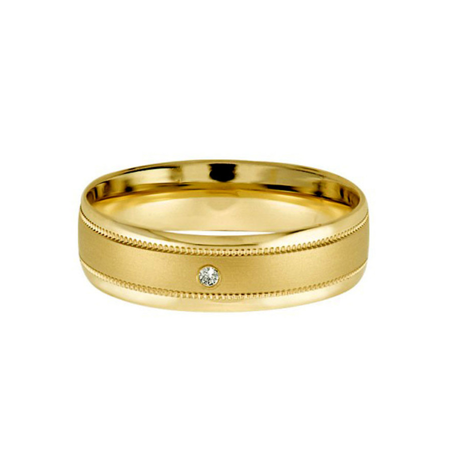 Argolla de Matrimonio, oro 14 kilates, 6 milímetros de ancho, peso aprox 4.2 gramos