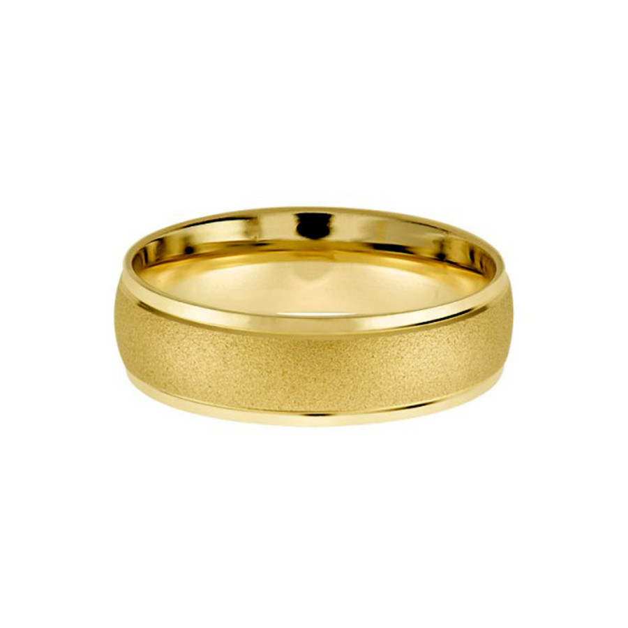 Argolla de Matrimonio, oro 14 kilates, 6 milímetros de ancho, peso aprox 3.5 gramos