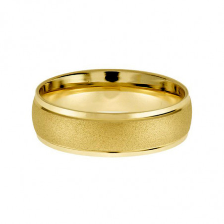 Argolla de Matrimonio, oro 14 kilates, 6 milímetros de ancho, peso aprox 3.5 gramos