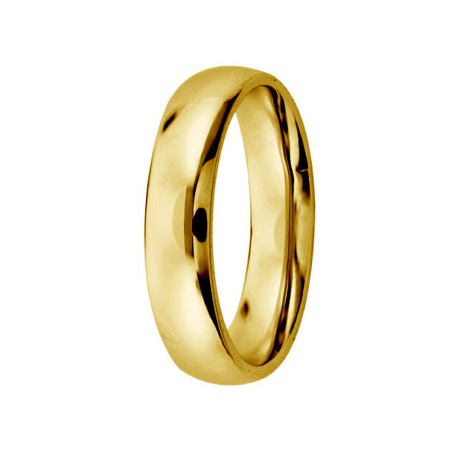 Argolla de Matrimonio, oro 14 kilates, 4 milímetros de ancho, peso aprox 2.6 gramos, hueca