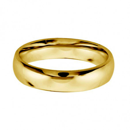 Argolla de Matrimonio, oro 14 kilates, 4 milímetros de ancho, peso aprox 2.6 gramos, hueca