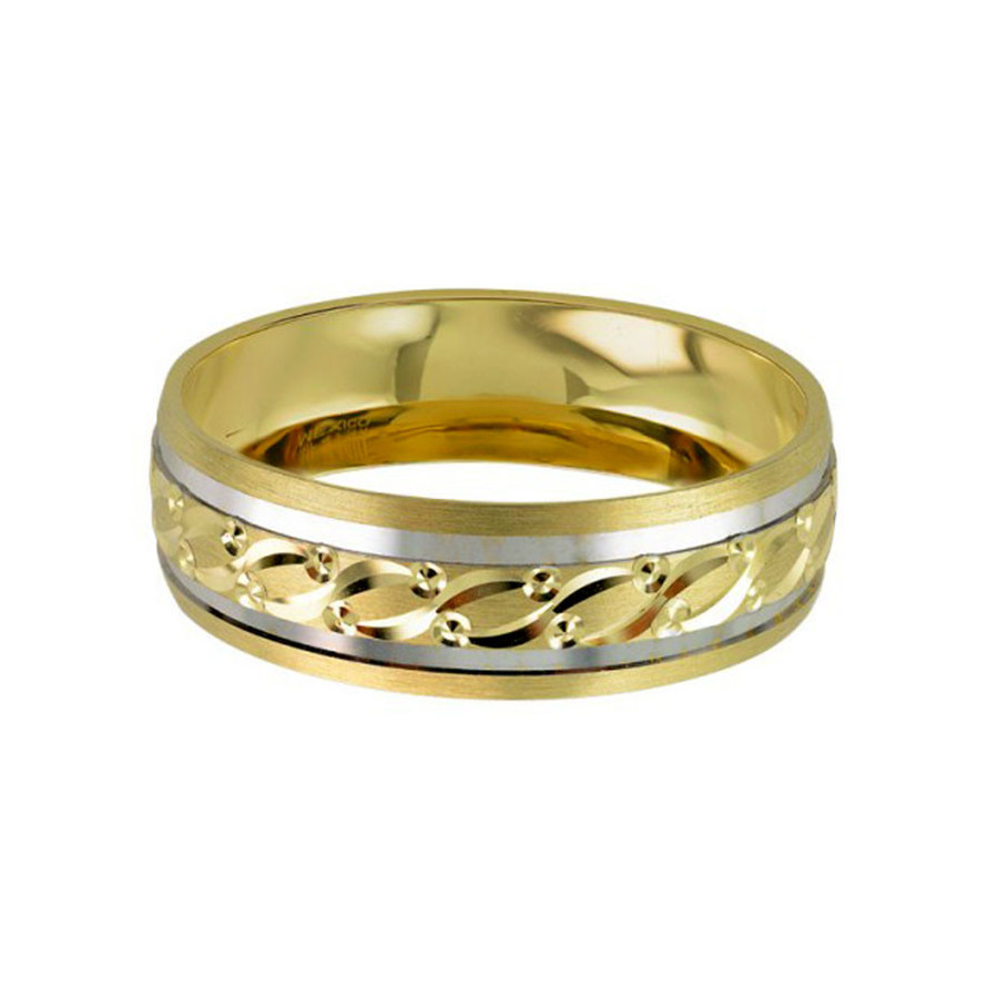 Argolla de Matrimonio, oro 14 kilates, 6 milímetros de ancho, peso aprox 2.3 gramos, hueca
