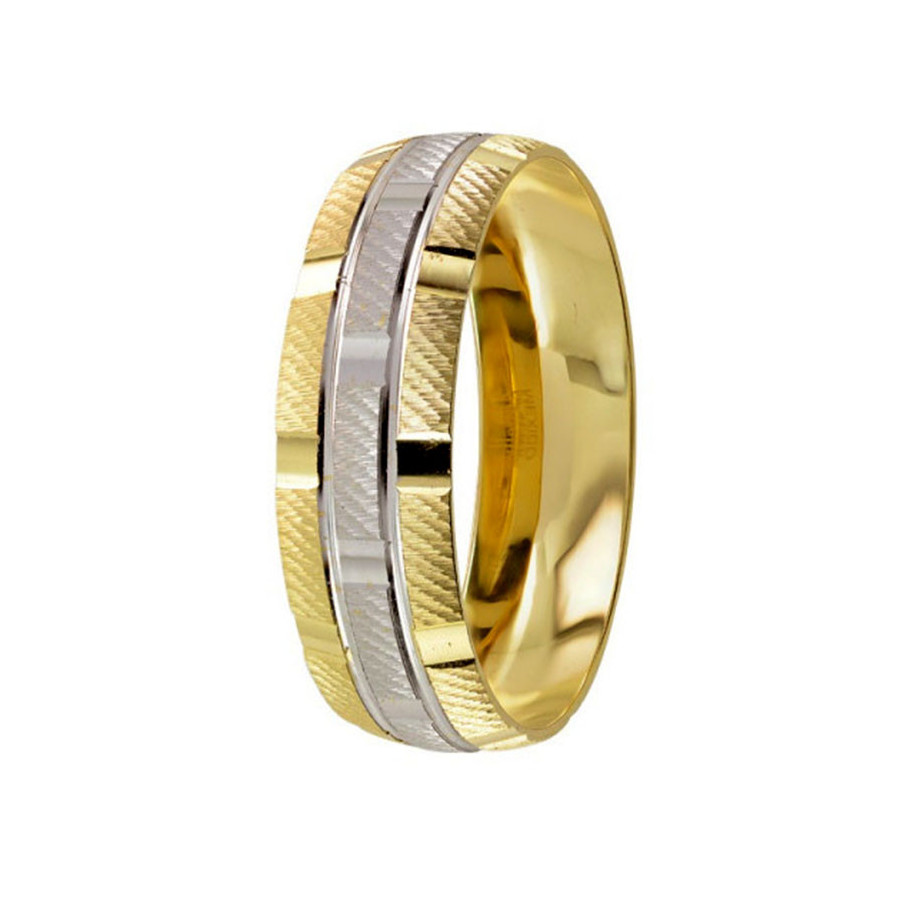 Argolla de Matrimonio, oro 14 kilates, 6 milímetros de ancho, peso aprox 2.1 gramos