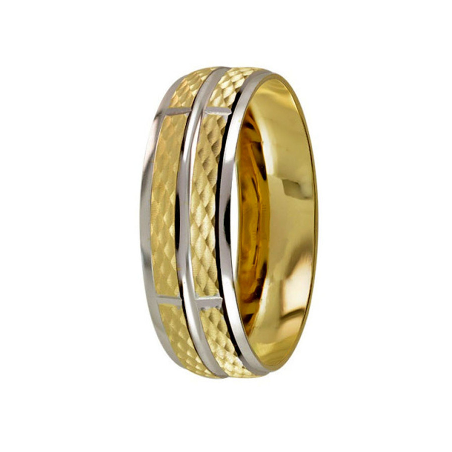 Argolla de Matrimonio, oro 14 kilates, 6 milímetros de ancho, peso aprox 2.1 gramos, hueca