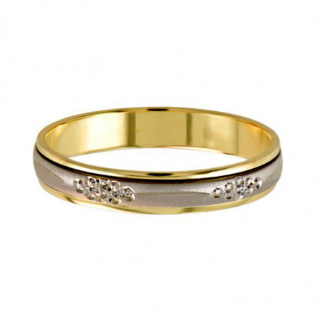 Argolla de Matrimonio, oro 14 kilates, 3 milímetros de ancho, peso aprox 2.1 gramos, hueca