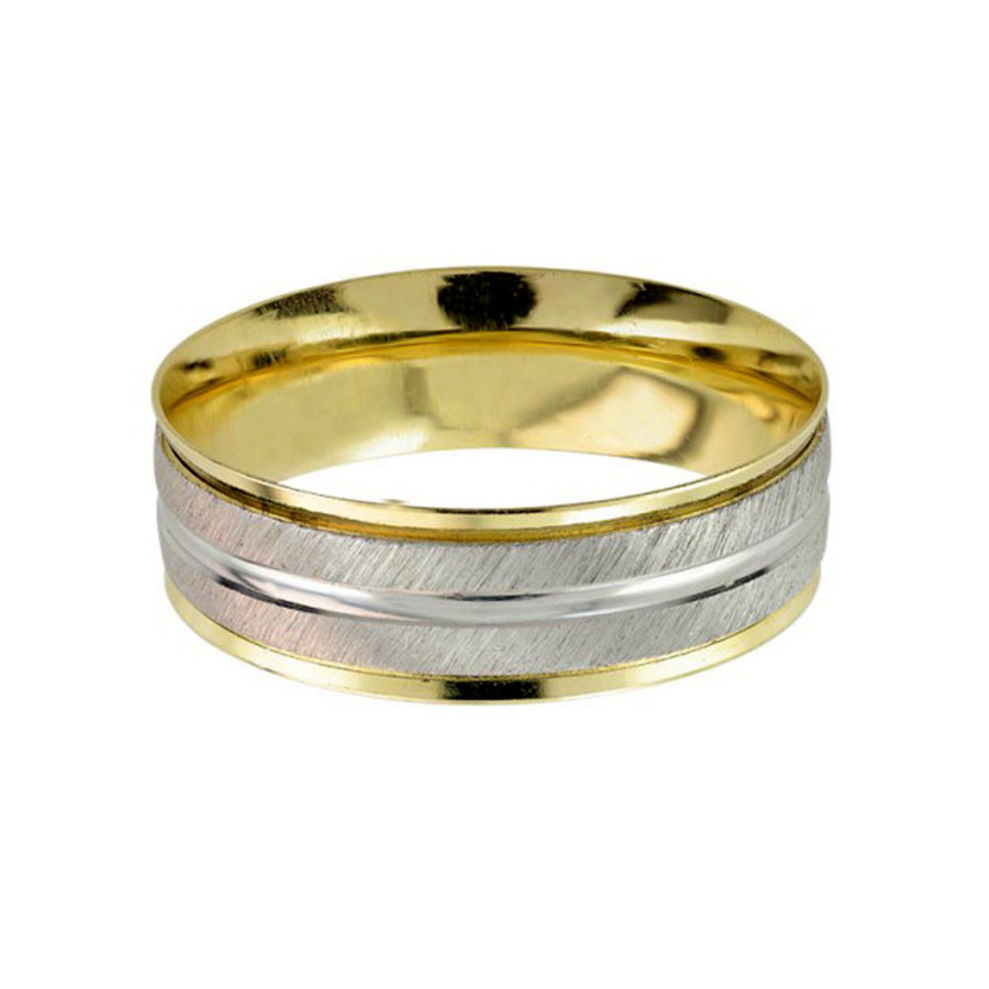 Argolla de Matrimonio, oro 14 kilates, 6 milímetros de ancho, peso aprox 2.7 gramos