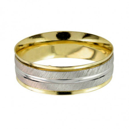 Argolla de Matrimonio, oro 14 kilates, 6 milímetros de ancho, peso aprox 2.7 gramos