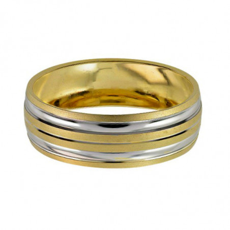 Argolla de Matrimonio, oro 14 kilates, 6 milímetros de ancho, peso aprox 2.6 gramos, hueca
