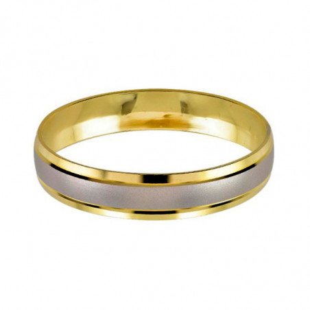 Argolla de Matrimonio, oro 14 kilates, 4 milímetros de ancho, peso aprox 1.8 gramos, hueca