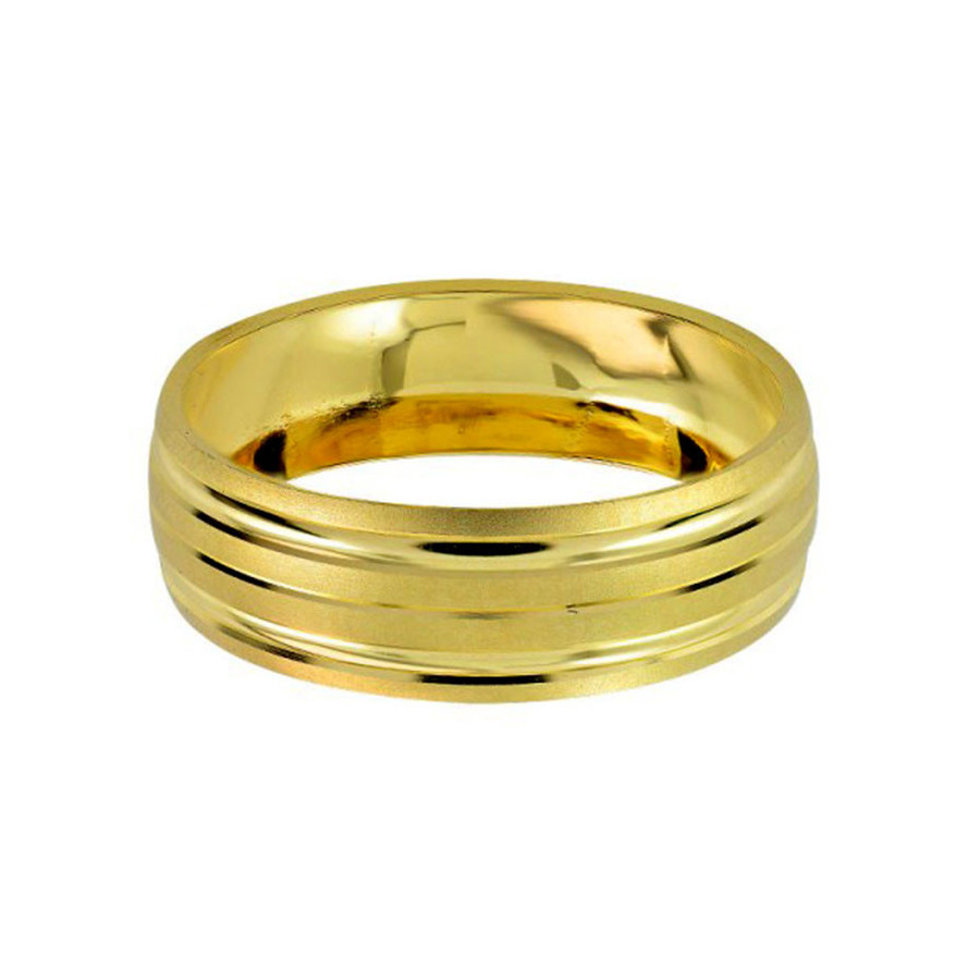 Argolla de Matrimonio, oro 14 kilates, 6 milímetros de ancho, peso aprox 2.6 gramos, hueca