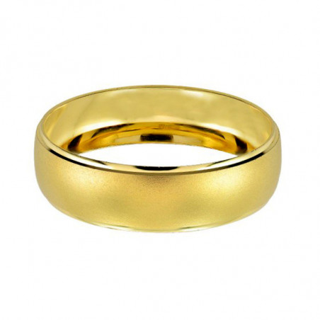Argolla de Matrimonio, oro 14 kilates, 6 milímetros de ancho, peso aprox 2.6 gramos, hueca