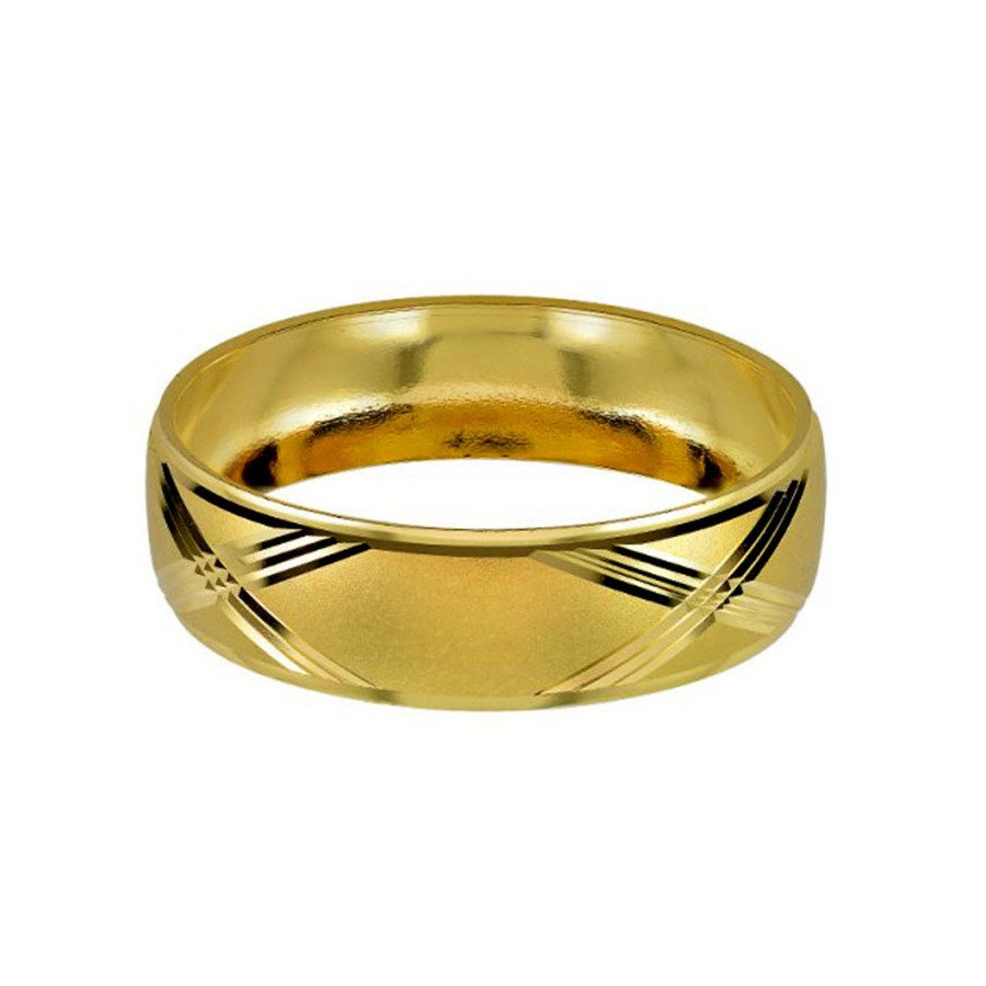 Argolla de Matrimonio, oro 14 kilates, 6 milímetros de ancho, peso aprox 2.3 gramos, hueca