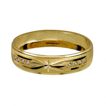 Argolla de Matrimonio, oro 14 kilates, 5 milímetros de ancho, peso aprox 2.1 gramos, hueca