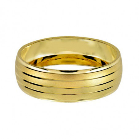 Argolla de Matrimonio, 6mm de ancho, oro 10 kilates, peso aprox 2.7 gramos, hueca