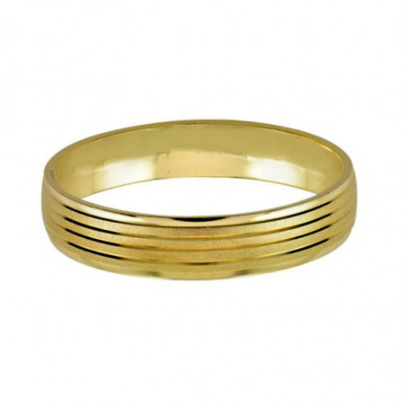 Argolla de Matrimonio, oro 10 kilates, 4mm de ancho, peso aprox 1.8 gramos, hueca
