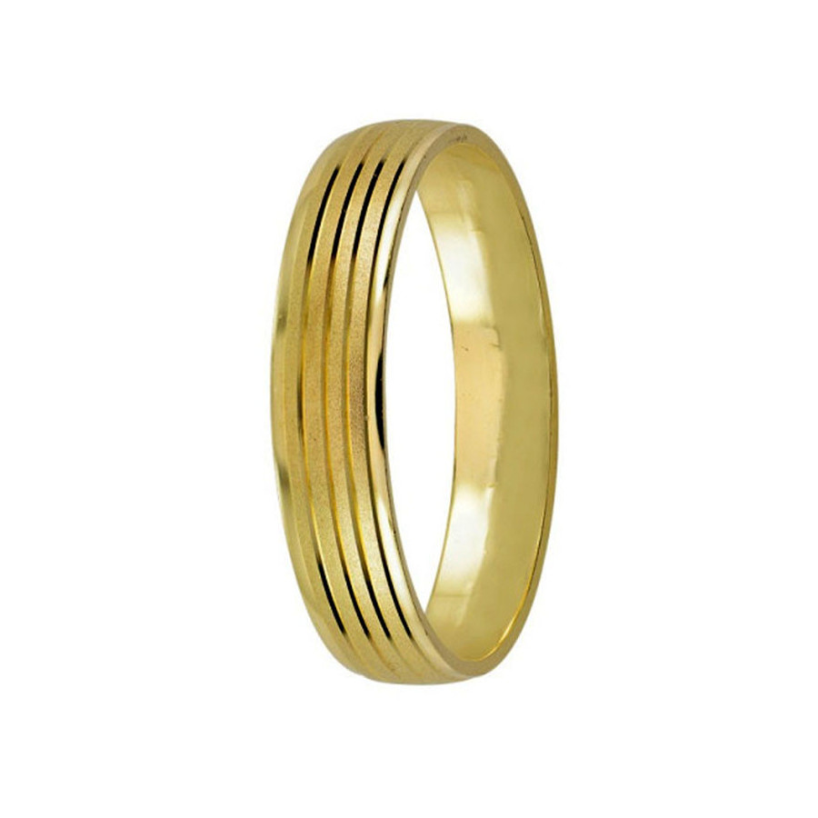 Argolla de Matrimonio, oro 10 kilates, 4mm de ancho, peso aprox 1.8 gramos, hueca