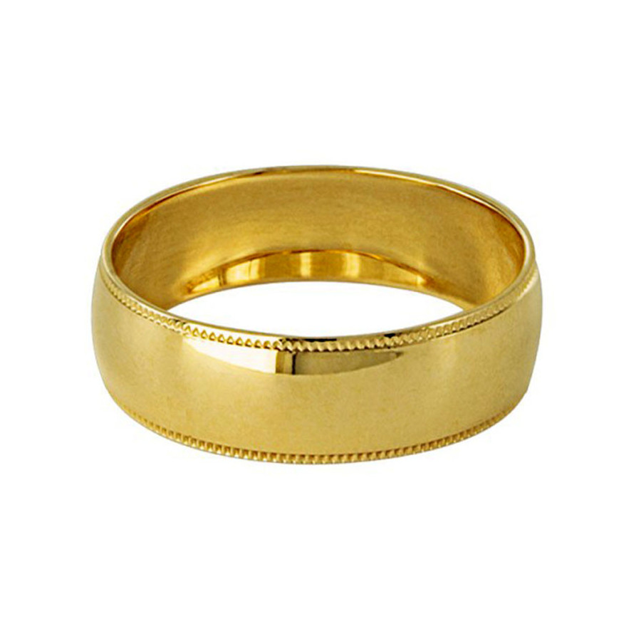 Argolla de Matrimonio, oro 10 kilates, 6 milímetros de ancho, peso aprox 2.5 gramos, hueca