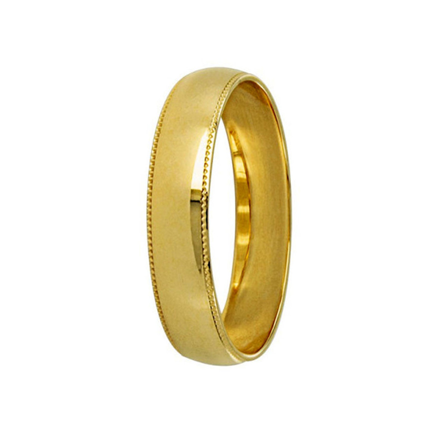 Argolla de Matrimonio, oro 10 kilates, 4 milímetros de ancho, peso aprox 1.5 gramos, hueca