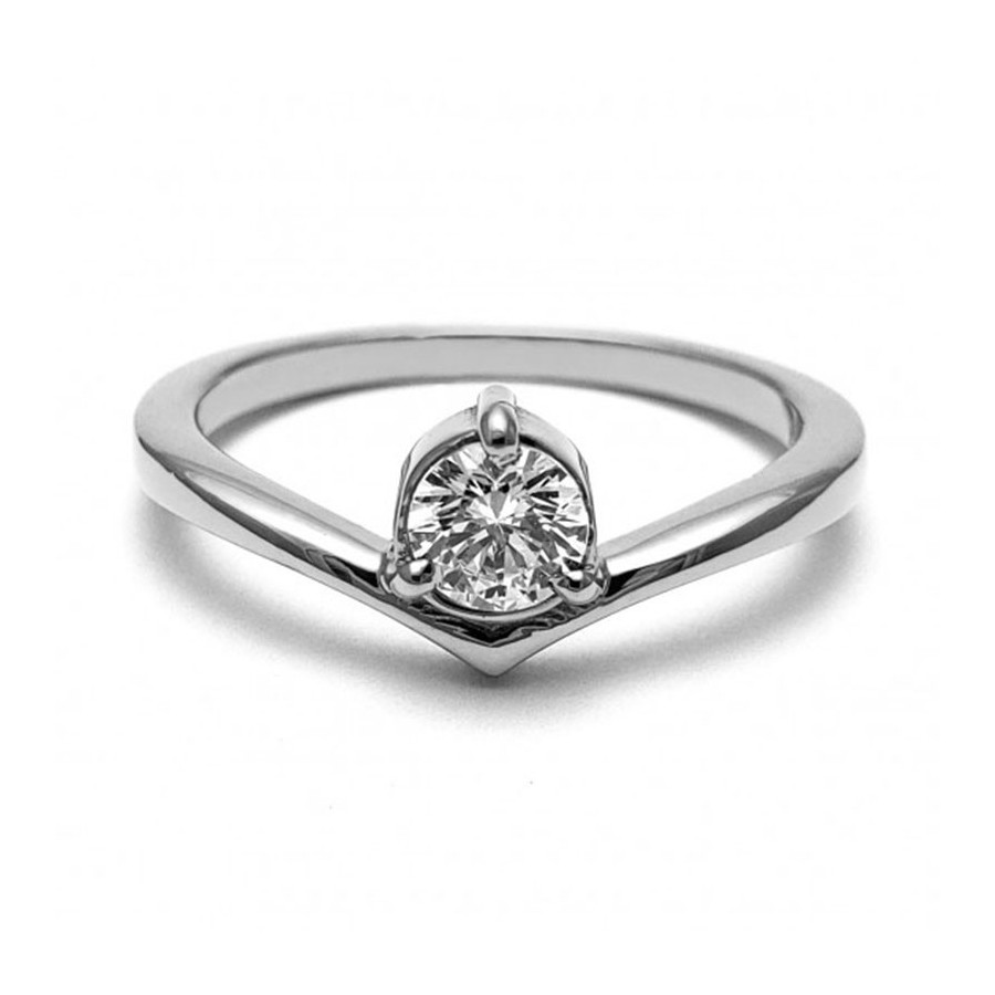 Anillo de compromiso oro blanco Anillo de compromiso oro blanco