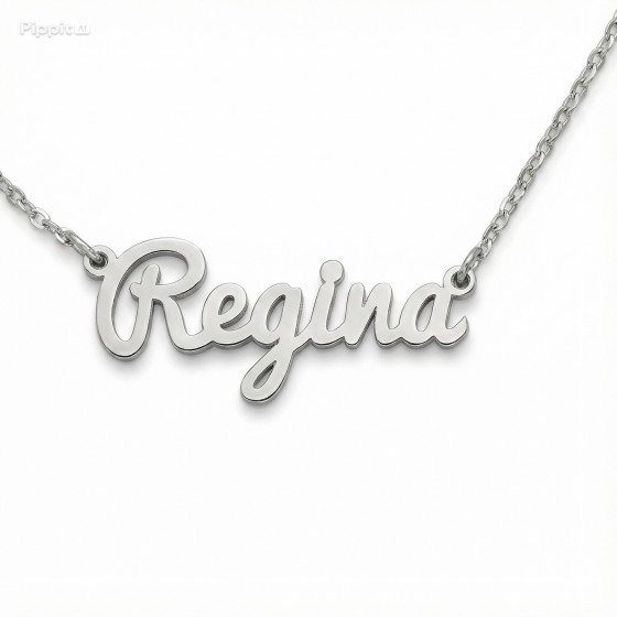 Collares con nombre personalizado de plata .925
