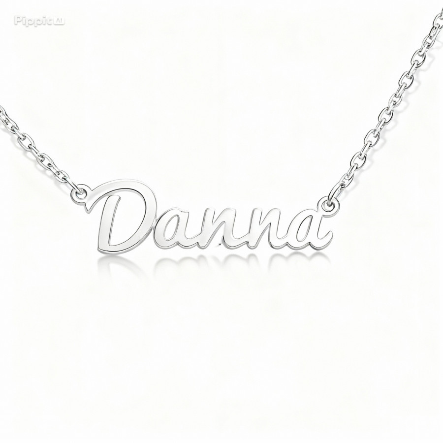 Collares con nombre personalizado de plata .925