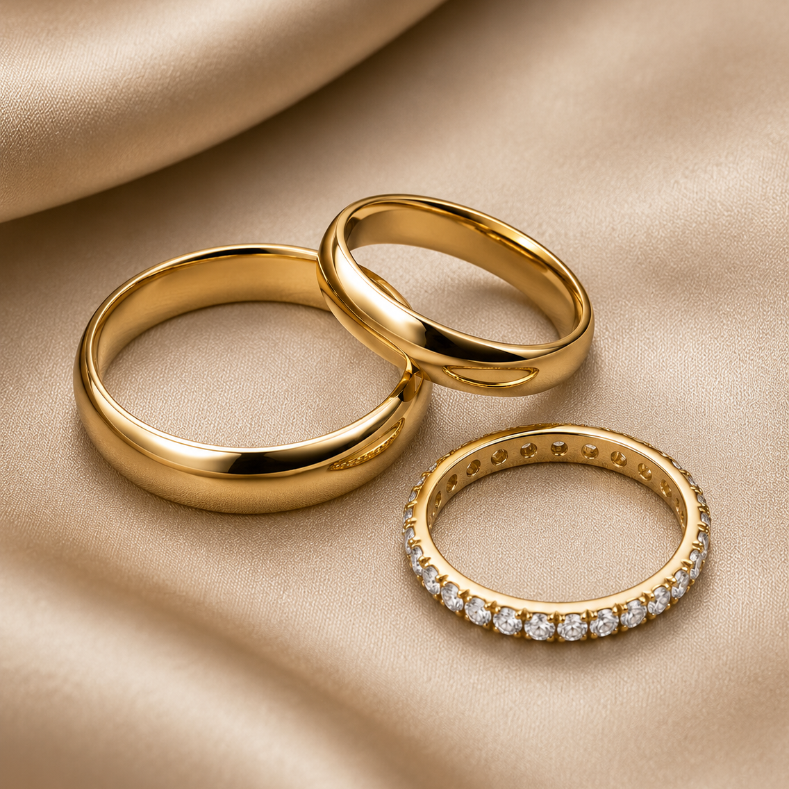 Argollas de matrimonio y churumbelas