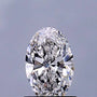 0.73ct Oval Lab Grown Diamond (Colour E, Clarity VVS1, IGI Certified)