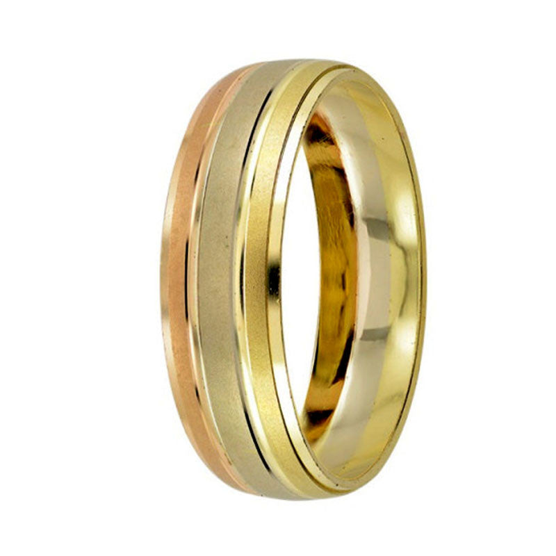 Argolla de Matrimonio, oro 10 kilates, 6 milímetros de ancho, peso aprox 2.5 gramos