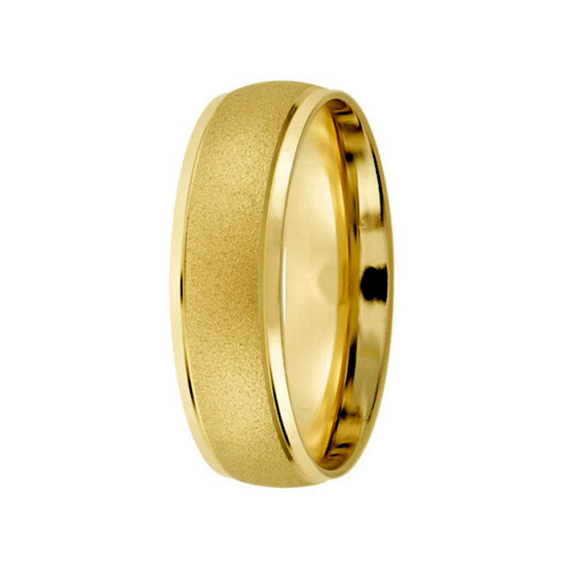 Argolla de Matrimonio, oro 14 kilates, 6 milímetros de ancho, peso aprox 3.5 gramos