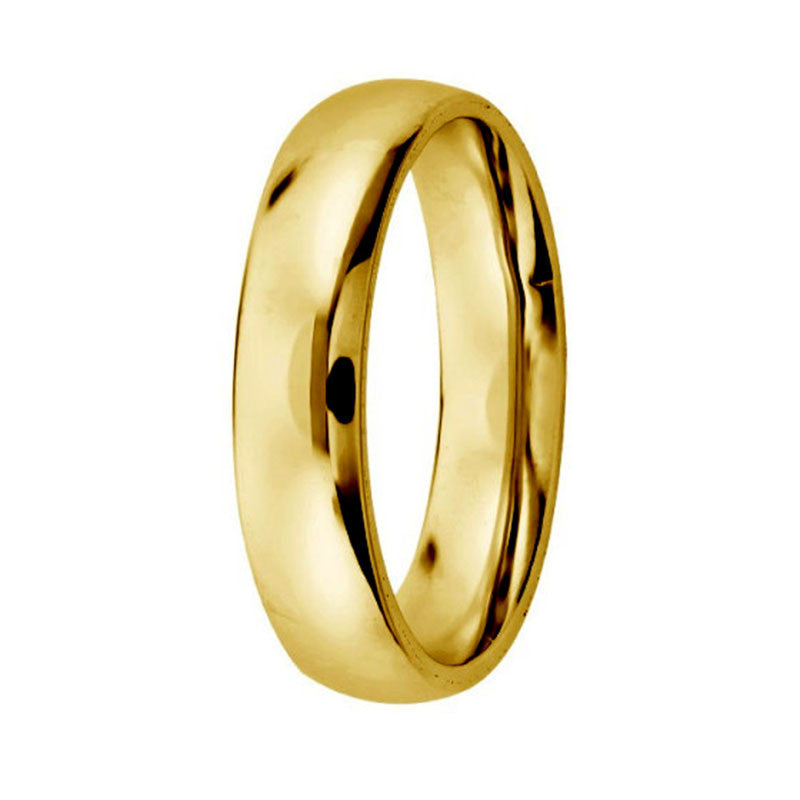Argolla de Matrimonio, oro 14 kilates, 4 milímetros de ancho, peso aprox 2.6 gramos, hueca