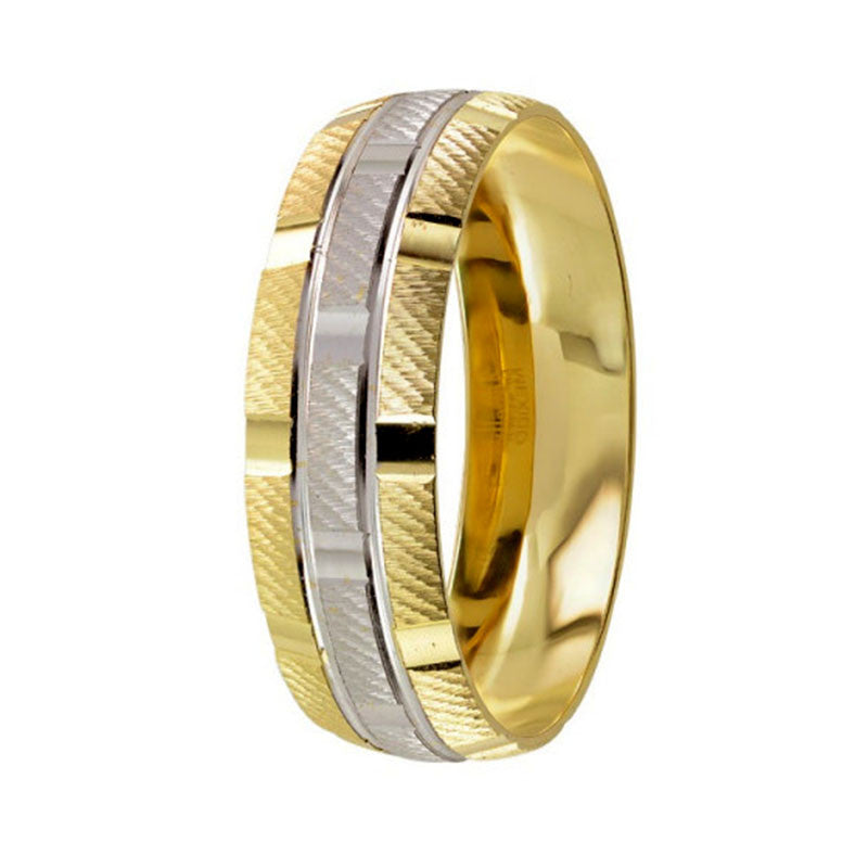 Argolla de Matrimonio, oro 14 kilates, 6 milímetros de ancho, peso aprox 2.1 gramos
