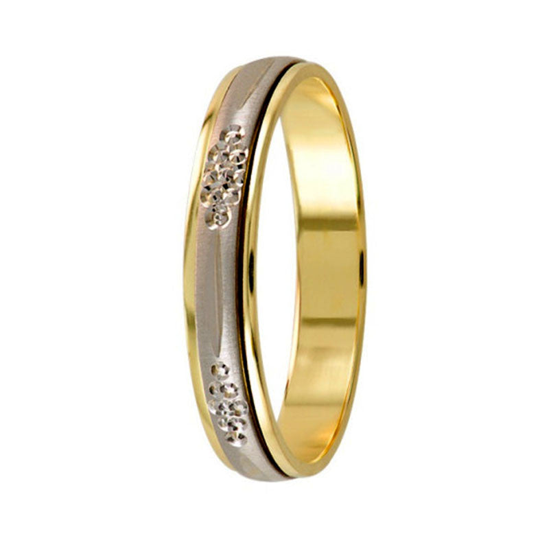 Argolla de Matrimonio, oro 14 kilates, 3 milímetros de ancho, peso aprox 2.1 gramos, hueca