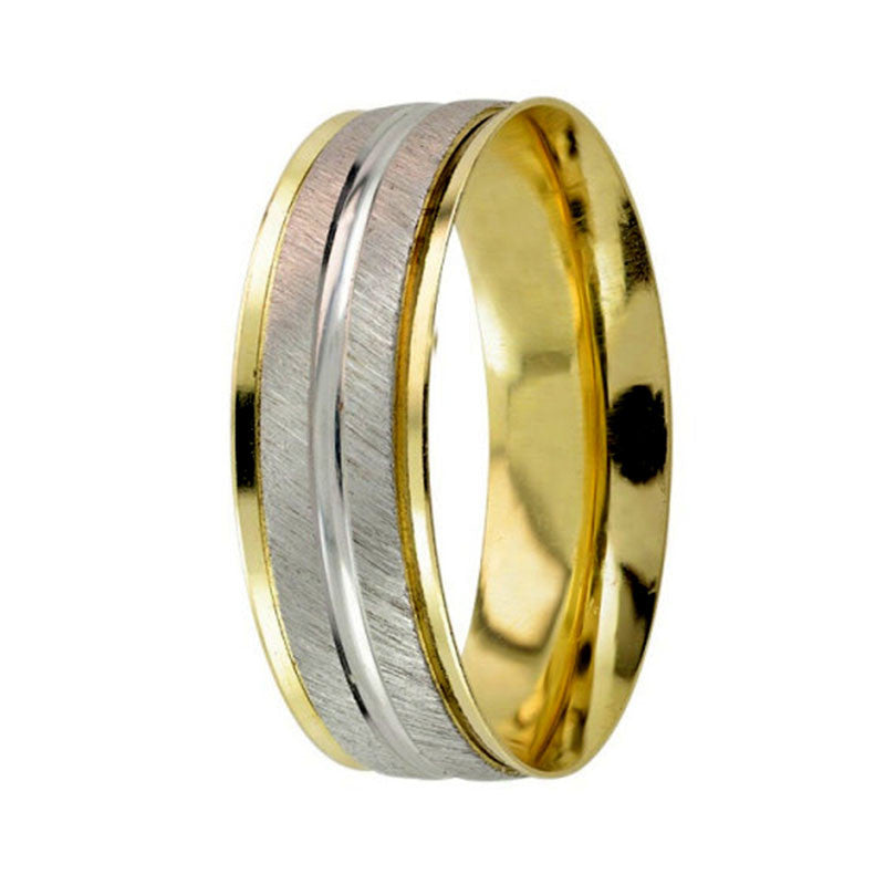 Argolla de Matrimonio, oro 14 kilates, 6 milímetros de ancho, peso aprox 2.7 gramos