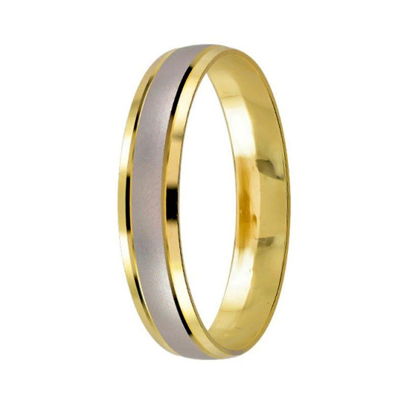 Argolla de Matrimonio, oro 14 kilates, 4 milímetros de ancho, peso aprox 1.8 gramos, hueca