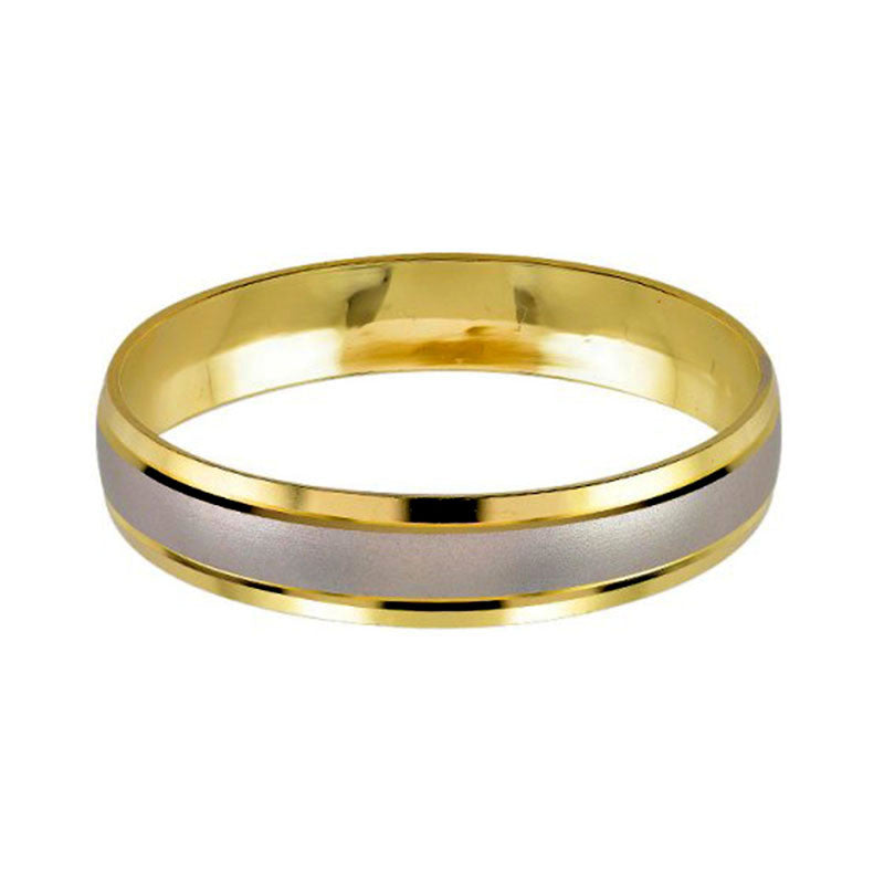 Argolla de Matrimonio, oro 14 kilates, 4 milímetros de ancho, peso aprox 1.8 gramos, hueca