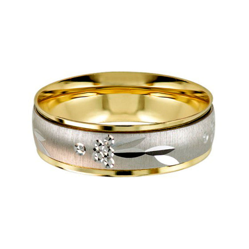 Argolla de Matrimonio, oro 10 kilates, 6 milímetros de ancho, peso aprox 3.1 gramos