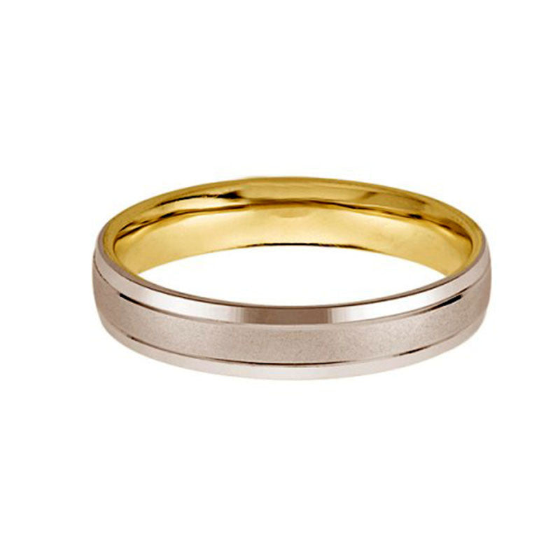 Argolla de Matrimonio, oro 10 kilates, 4 milímetros de ancho, peso aprox 2.7 gramos