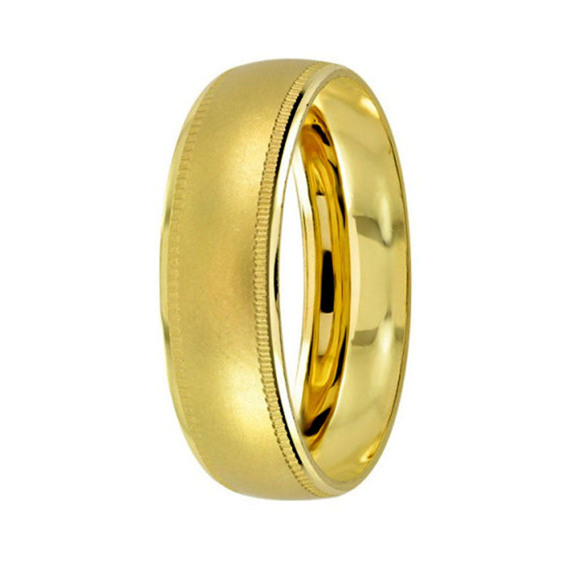 Argolla de Matrimonio, oro 10 kilates, 6 milímetros de ancho, peso aprox 2.7 gramos, hueca