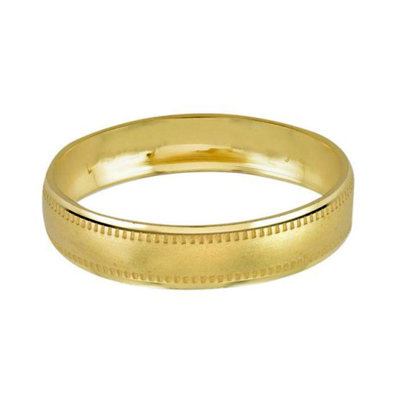 Argolla de Matrimonio, oro 10 kilates, 4 milímetros de ancho, peso aprox 1.5 gramos, hueca