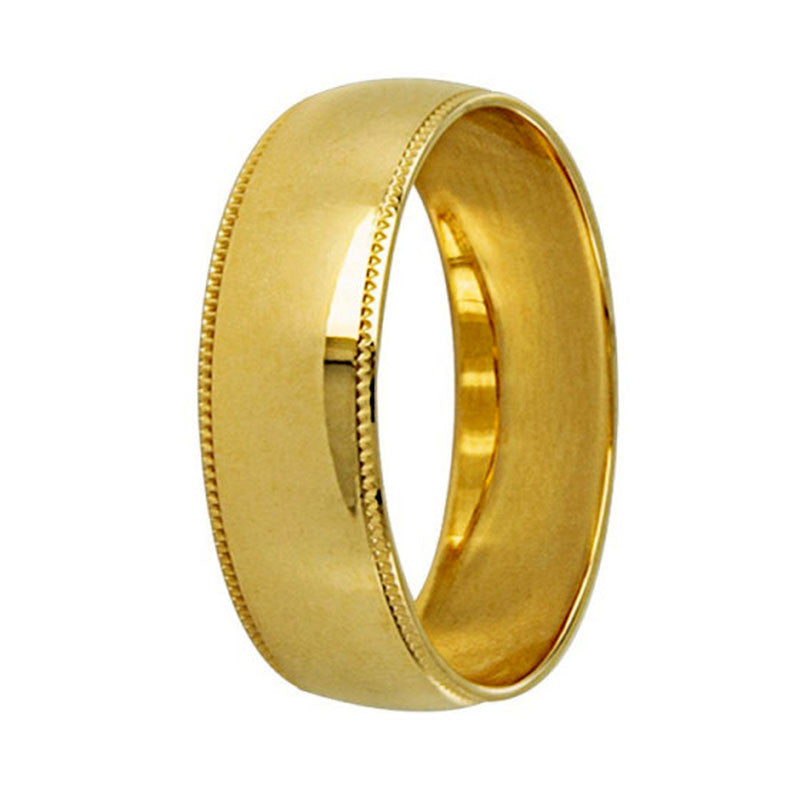 Argolla de Matrimonio, oro 10 kilates, 6 milímetros de ancho, peso aprox 2.5 gramos, hueca